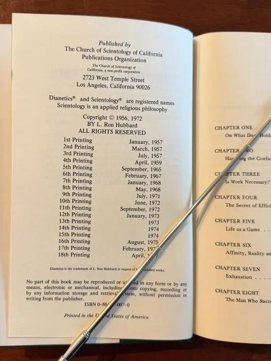 The Problems Of Work By L Ron Hubbard Dianetics 1977 HC/DJ Scientology Book - Picture 5 of 8